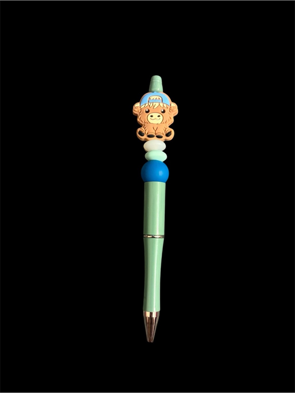 Highland Cow Beaded Pens (Qty 1)